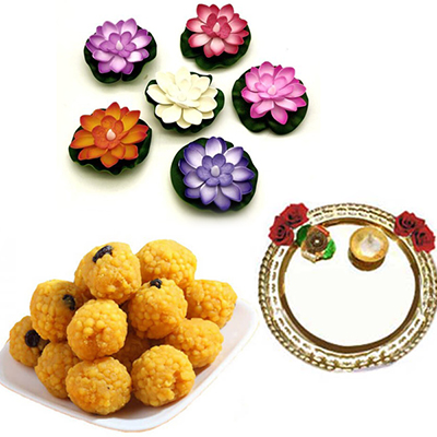 "Diwali Pooja Thali - code DP04 - Click here to View more details about this Product